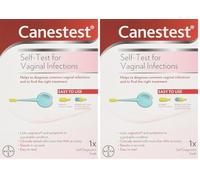 Canestest Self Test for Vaginal Infections | Helps Diagnose Common Vaginal Infections Including Thrush & Bacterial Vaginosis | Clinically Tested with 90% Accuracy - 1 Swab (Pack of 2)