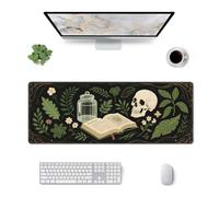 CANFLASHION Desk Pad,Office Desk Mat 31.5"×11.8" Large Gaming Mouse Pad,Durable Extended Computer Mouse Pad,Waterproof Thick Big Mouse Pads Non-Slip Rubber Base Office Home Abstract Books
