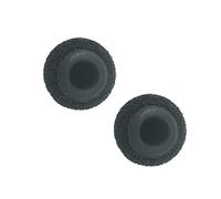 Canfon 2pcs Foam Windscreen Covers/Pop Filter/Wind Shield with Silicone Holder Compatible for RODE Smartlav+ Lavalier Mic with Diameter of 4-5.0mm (Black)