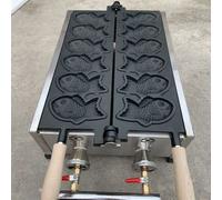 Canglan Technology Commercial Non-Stick LPG Taiyaki Maker Fish Type Waffle Machine 6pcs/time