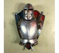 Canglan Technology Medieval Knight Armor Vintage Hand Made Metal Art Bar Wall Decor