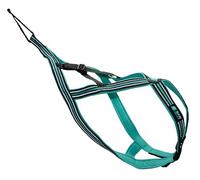 CANI C GEAR, X-Back Harness, Olympia Model, Colour Black/Turquoise, Back and Neck Adjustments, Anti-Irritation Neoprene Lining, Lifetime Guaranteed, M