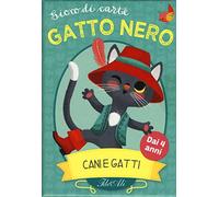 Cani e gatti. Gatto nero. Gioco di carte