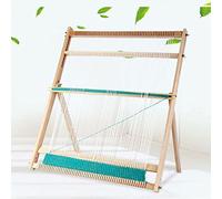 CANIAN Weaving Loom with Stand, Hand-Knitted Weaving Machine, Tapestry Looms, Multi-Craft Wooden Lap Weaving Loom DIY Extra-Large Frame for Beginners Adults and Children