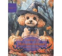Caniche Toy: Libro para colorear para amantes de los perros - Edición de otoño (Serie de libros para colorear: Perros adorados)