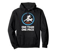 Canicross Dog Running Run With My Dog Trail Dog Skijoring Pullover Hoodie