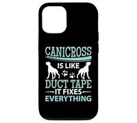 Canicross Is Like Duct Tape It Fixes Everything Running Dog Case for iPhone 12/12 Pro