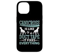 Canicross Is Like Duct Tape It Fixes Everything Running Dog Case for iPhone 14