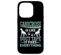 Canicross Is Like Duct Tape It Fixes Everything Running Dog Case for iPhone 14 Pro
