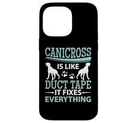 Canicross Is Like Duct Tape It Fixes Everything Running Dog Case for iPhone 14 Pro Max
