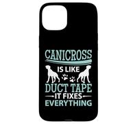 Canicross Is Like Duct Tape It Fixes Everything Running Dog Case for iPhone 15 Plus