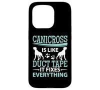 Canicross Is Like Duct Tape It Fixes Everything Running Dog Case for iPhone 15 Pro