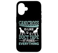 Canicross Is Like Duct Tape It Fixes Everything Running Dog Case for iPhone 16