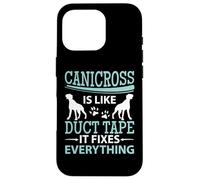 Canicross Is Like Duct Tape It Fixes Everything Running Dog Case for iPhone 16 Pro