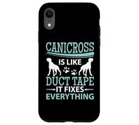 Canicross Is Like Duct Tape It Fixes Everything Running Dog Case for iPhone XR