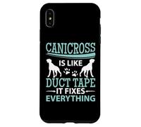 Canicross Is Like Duct Tape It Fixes Everything Running Dog Case for iPhone XS Max