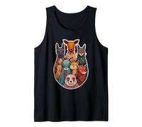 Canid Fox Wild Dog Nature Spirit Core Hunt Pack Eternal Tank Top