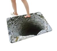 Canigegui Optical Illusion Rug, Rugs That Look Like A Hole, 50x80cm, 3D Rugs Optical Illusion, Hole In Floor Illusions Carpet With Anti-Slip Particles, For Indoor Outdoor Entrance