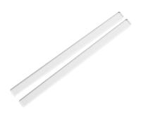 CANIGHT 1 Pair Acrylic Rolling Pin Thickness Guides Baking Ruler Dough Scoring Tool with Flat Edge for Cookie, Biscuit and Pizza Dough Measuring in Kitchen