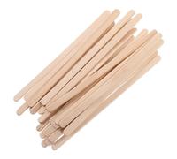 CANIGHT 100pcs Wooden Waxing Sticks Hair Removal Applicator Tool with Edges for Comfortable Use Various Scenarios for Waxing Eyebrow Shaping and More