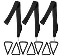 CANIGHT 10pcs Black Polyester Medal Lanyards for Sporting Events and Team Competitions, Easy to Put and Take, Securely Hang Medal, for Anyone Who Wins A Match Or Makes Progress