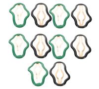 CANIGHT 10pcs Flat Hair Clips Cute Hair Accessories for Women Cloud Hairpin Snap Clips Green Alloy