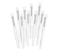 CANIGHT 10pcs Portable Silicone Lip Brush Set with Caps Mini Lipstick and Lip Gloss Applicator Easy to Clean and Reusable for Balm Scrub and Eyeshadow