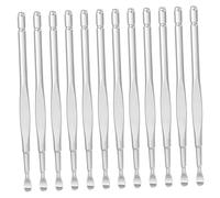 CANIGHT 12pcs Ear Wax Removal Kit Stainless Steel Ear Cleaner Spoon Set Durable Medical Grade Tools Slip Design for Safe Use