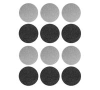 CANIGHT 12Pcs Electronic Foot File Replacement Foot Grinding Stones Extra Coarse Roller Heads for Pedicure Dead Skin Removal Suitable for Daily Care