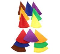 CANIGHT 14pcs Felt Cone Hats Christmas Gnome Hat Lightweight Universal Size Party Headwear for Costume Parties and Holiday Celebrations Random Color