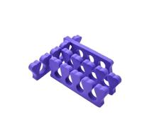 CANIGHT 15pcs Nail Sponge Finger Separators Made of Soft Eva Sponge for Natural Nails Manicure Tool for Shaping and Surface Sanding Suitable for Salon and Home Use Random Color