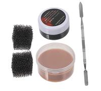 CANIGHT 1set Professional Makeup Wax Set Fake Scab Blood Halloween Scar Wax Special Effects Skin for Realistic Wound Scars