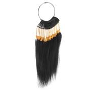 CANIGHT 1set Real Human Hair Color Strands for Easy Hair Dye Practice for Students and Professionals for Color Testing and Learning Techniques