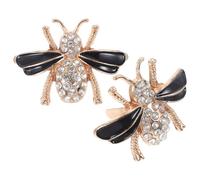 CANIGHT 2 Pcs Decorative Bee Shoe Accessories Metal Buckles for Women's High Heels Lightweight and Easy to Install for Casual or Formal Events