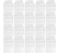 CANIGHT 20pcs Insert Type Pen Bags for Nurses and Doctors, PVC Nurse Pen Organizer Large Storage Capacity, Practical Pocket Protectors for Shirts, for Graduation Festival and Back