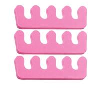 CANIGHT 20pcs Nail Finger Separators Toe Separators Sponge Material with Beautiful Design for Nail Art Learners Applied to Shape Natural Nails and Separate Toes