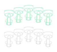 CANIGHT 20pcs Reusable Plastic Infusion Bottle Covers Saline Drip Bottle Nets for Accurate Administration of Treatments Suitable for Home Settings and Clinics