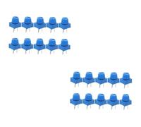 CANIGHT 20pcs Trimmer Potentiometer Resistors with Knob Precision Control for Breadboard and Circuit Boards Corrosion Resistant Easy to Handle
