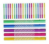 CANIGHT 25pcs Wind Chimes Windchime Playset Outdoor Wind Chime Accessories Aluminum Tubes for Small Wind Chime Wind Chime Parts DIY Wind Bell Chimes Toy DIY Plaything Metal Colorful