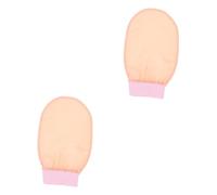 CANIGHT 2pcs Body Washing Bath Mitten Exfoliating Shower Gloves for Men Women Portable Lightweight Bath Scrubber Skin-friendly Design for Oil Removal for Daily Use