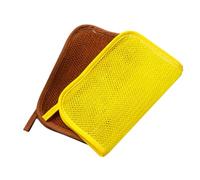 CANIGHT 2pcs Exfoliating African Bath Net Soap Bags Mesh Multi-use African Sponge Net Body Wash Rags Random Color