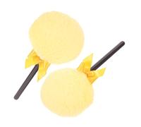 CANIGHT 2pcs Fluffy Body Powder Puff Velvet Powder Applicator Dry Makeup Puff for Setting Smooth for Boys and Girls