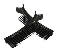 CANIGHT 2pcs Hairdressing Roller Clips for Sectioning and Styling, Plastic Hair Curler Jaw Clips with Hot Roller Clamp Replacement, Versatile and Timesaving Hair Accessories for Occasions