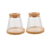 CANIGHT 2pcs Hydroponic Plant Bottle Hydroponic Planters Planter Terrariums Water Vase for Plants Propagation Jars Propagation Station Vase Home Decor Flower Vases Glass Transparent