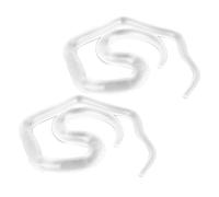 CANIGHT 2pcs Lazy Bun Maker for Hair Transparent No-trace Hair Bun Tools for All Occasions for Concerts Parties and Everyday Styles