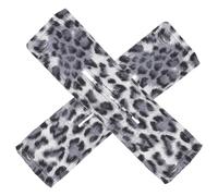 CANIGHT 2pcs Leopard Print Hair Bun Maker for Women Teens Lazy Hair Styling Tool for Easy Updo and Braiding