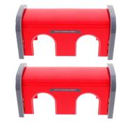 CANIGHT 2pcs Model Train Tunnel for Train Track Accessories, Plastic Material with Easy Assembly and Safe Design, for Model Railway Building and Interactive Family Fun