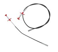 CANIGHT 2pcs Plumber Snake Drain Hair Removal Tool Flexible Sink Auger Trash Grabber for Clog Removal Mechanical Unclogger Catcher for Shower Pipeline
