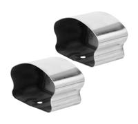 CANIGHT 2pcs PVC Handrail End Caps for Indoor and Outdoor Staircases Waterproof Railing Accessories Tight Sealing for Plastic Handrails