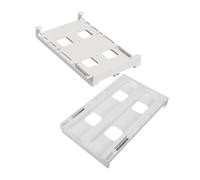 CANIGHT 2pcs Refrigerator Soda Can Organizer Double Row Design Efficiently Hold Cans up to Diameter Space-saving Hanging Drink Rack for Beer and Beverages